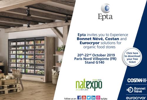 Epta France at NatExpo for tomorrow’s bio: new concepts to promote organic food